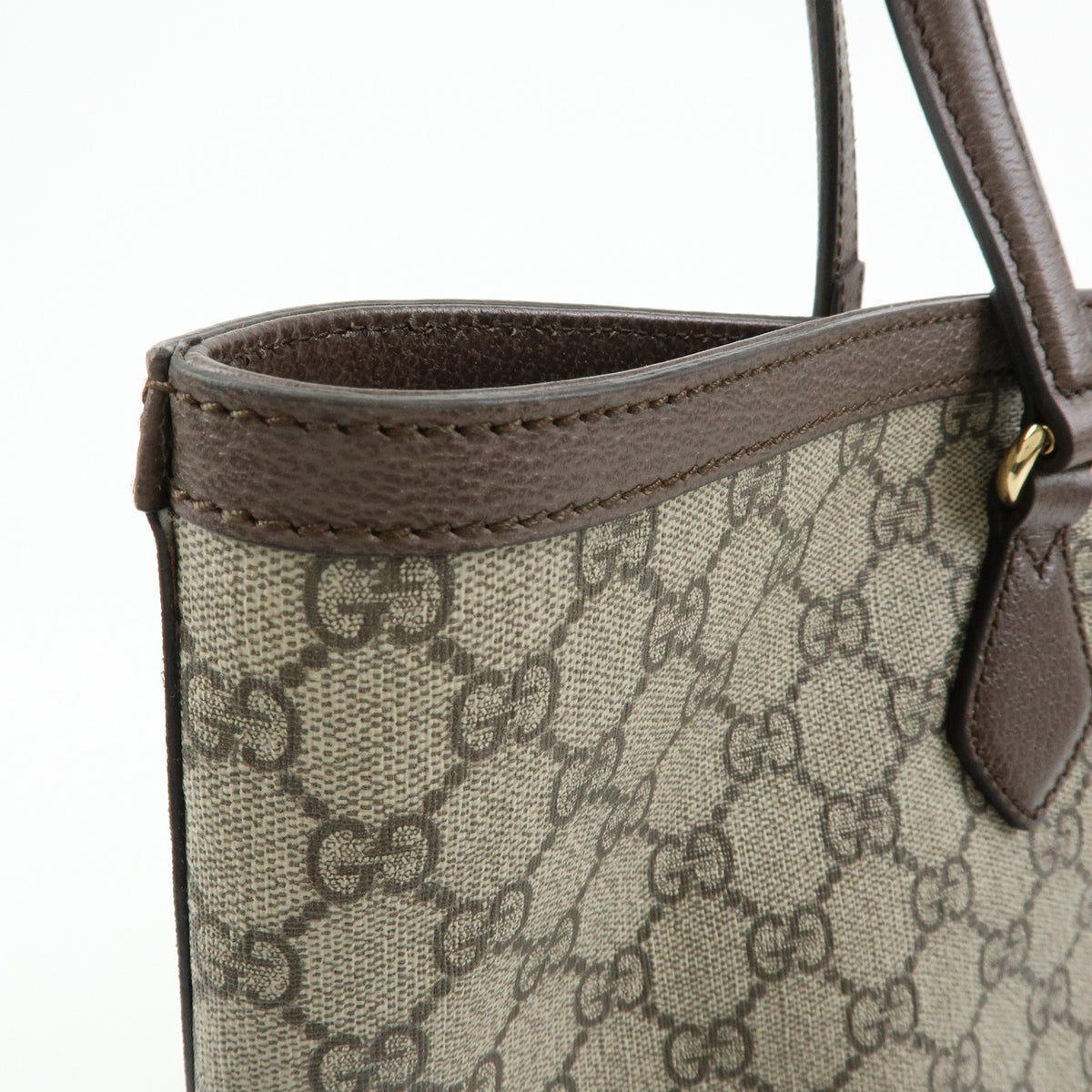 Gucci Ophidia Shopping GG Coated Canvas, Beige, Canvas, Tote Bag