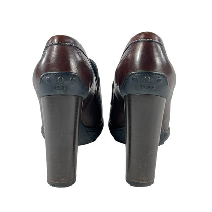 Μοκασίνια Tod's 5.5 US Σκούρο Καφέ
