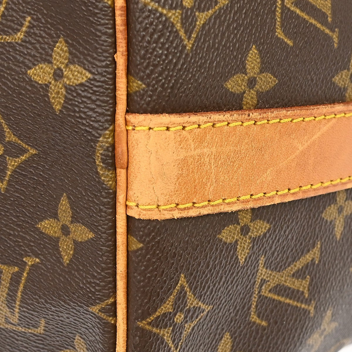 Louis Vuitton Keepall Bandouliere Monogram Canvas, Brown, Canvas, Travel Bag