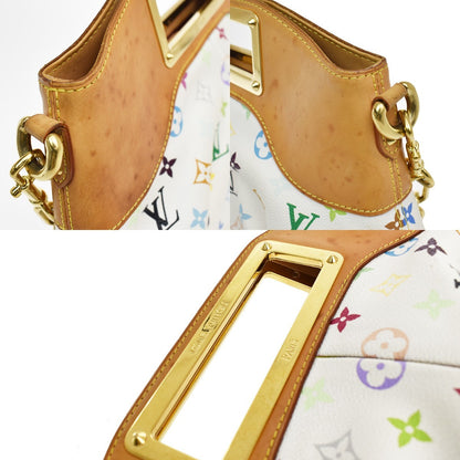 Louis Vuitton Judy Monogram Multicolor, White, Canvas, Handbag