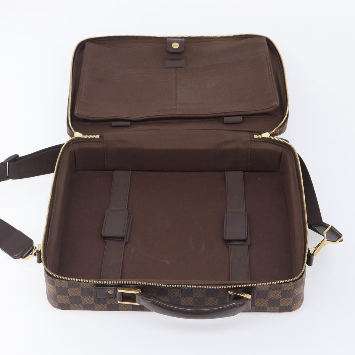 Louis Vuitton Sabana Laptop Damier, Brown, Canvas, Briefcase