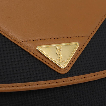 Saint Laurent Vintage Shoulder bag leather, Black, Leather, Shoulder Bag