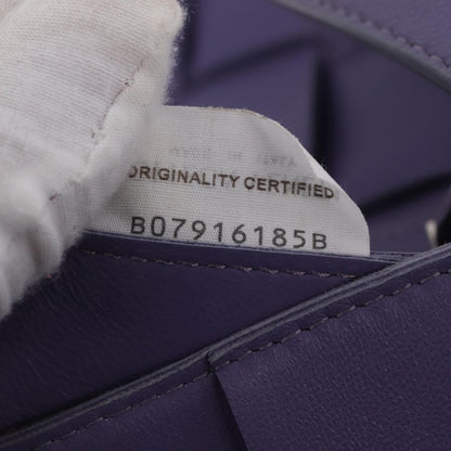 Bottega Veneta Cassette Maxi Intrecciato Leather, Purple, Leather, Crossbody Bag