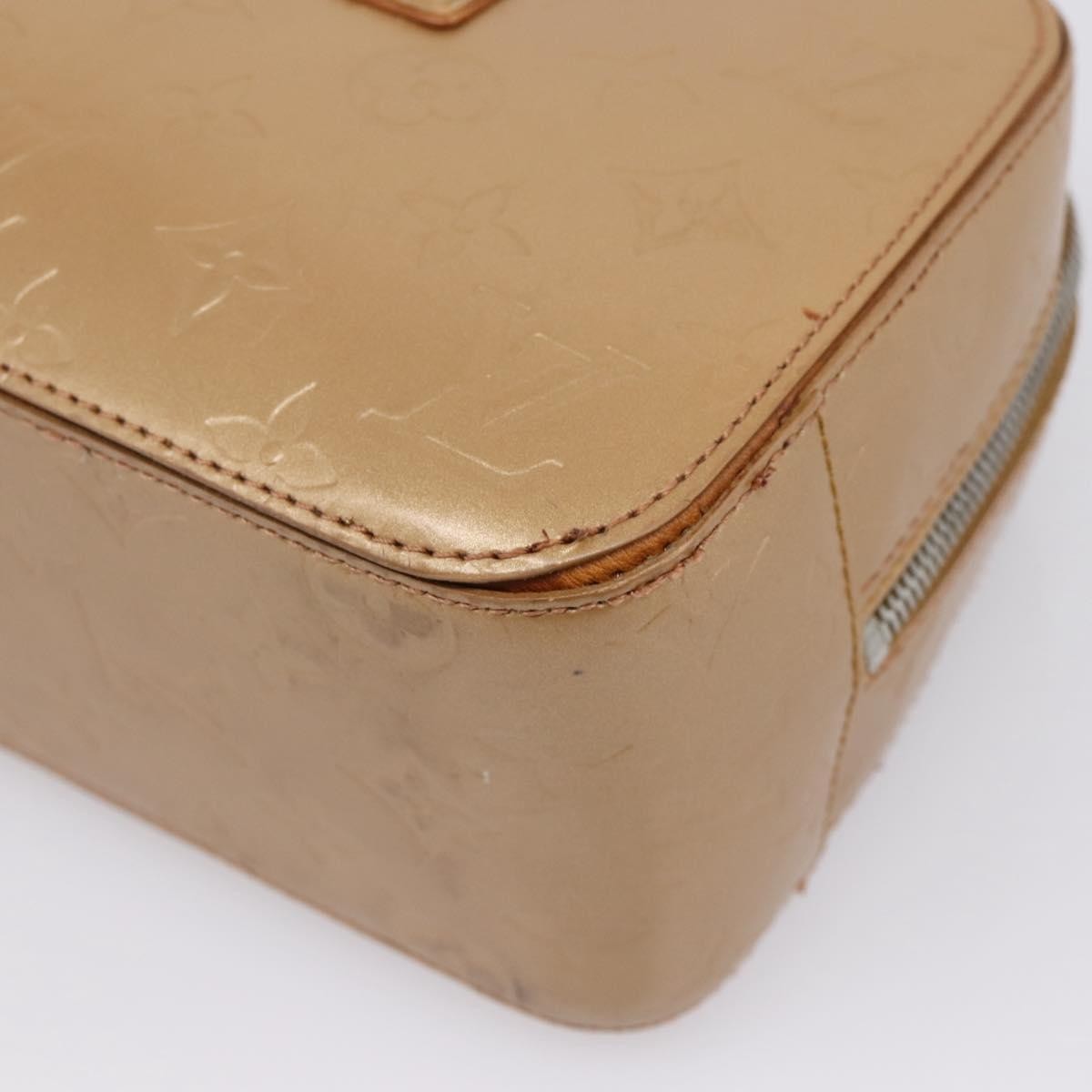 Louis Vuitton Mat Shelton Monogram Vernis, Brown, Patent Leather, Handbag