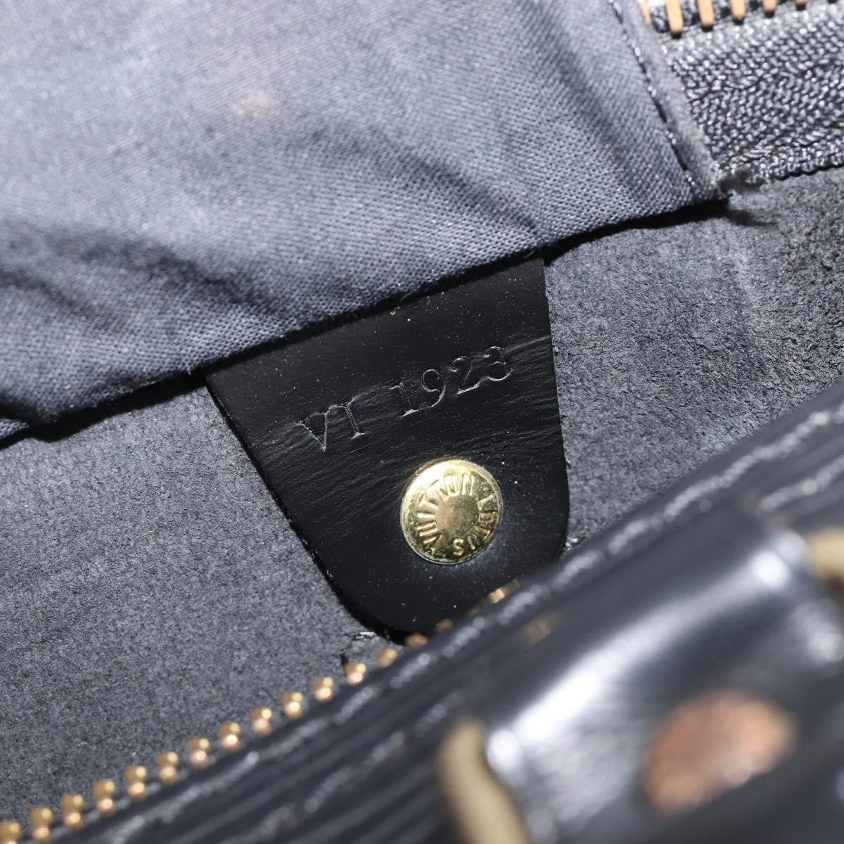 Louis Vuitton Speedy Epi Leather, Black, Leather, Handbag
