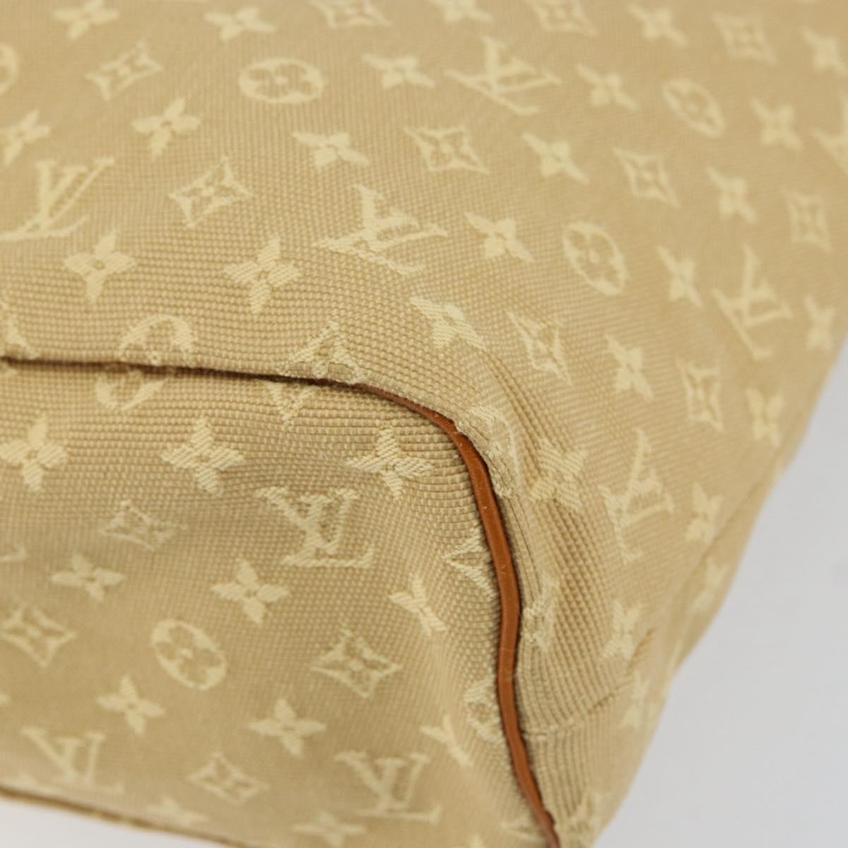 Louis Vuitton Lucille Mini Lin, Beige, Canvas, Handbag