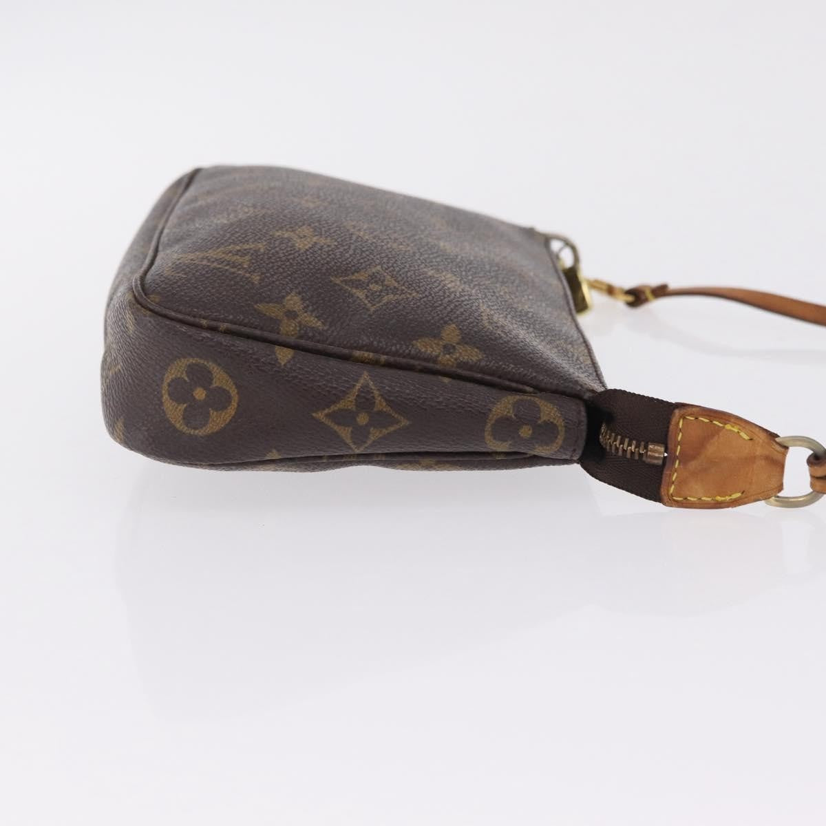 Louis Vuitton Pochette Accessoires Monogram Canvas, Brown, Canvas, Clutch