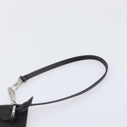 Louis Vuitton Neverfull Pochette Leather, Brown, Leather, Clutch