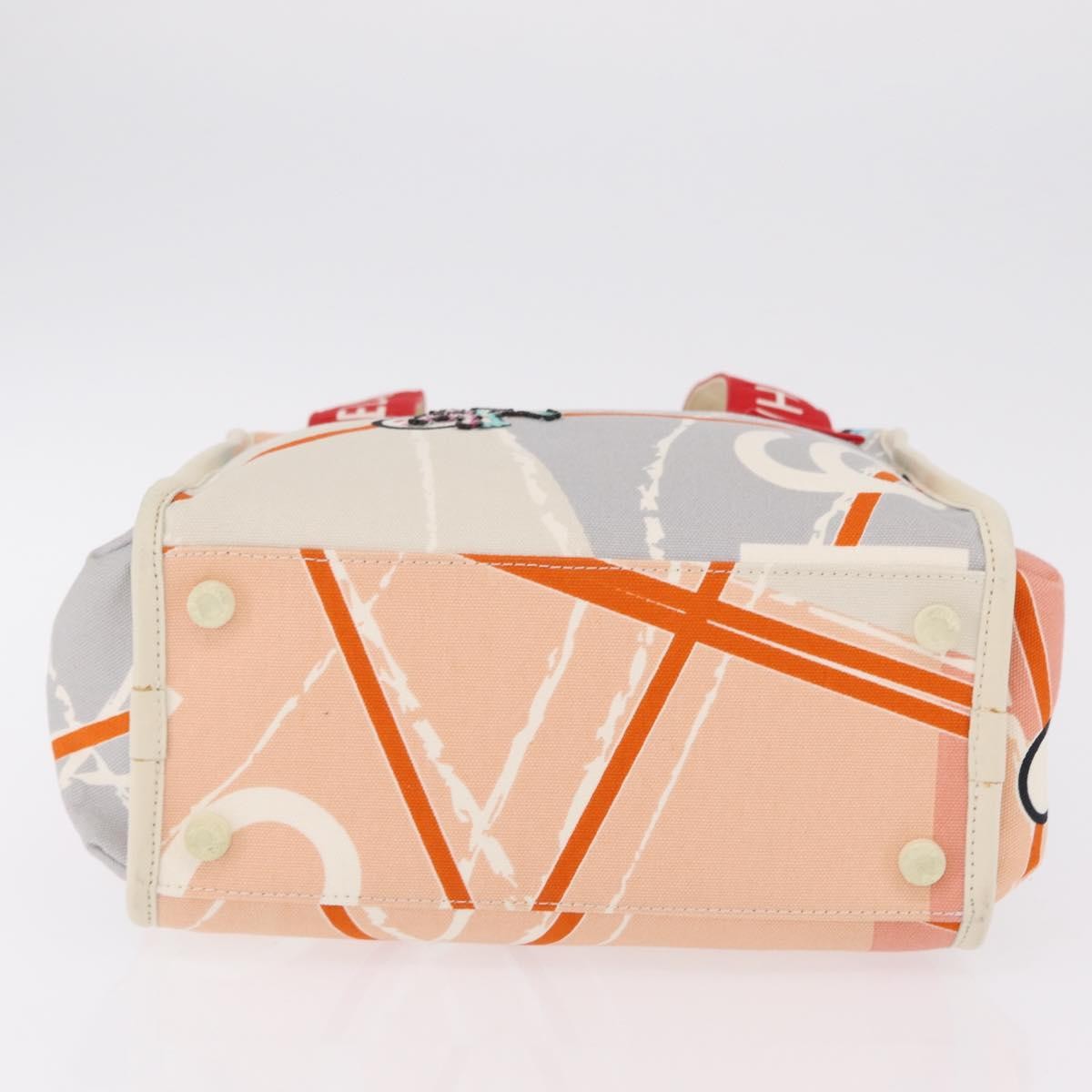 Chanel Eiffel Tower Printed Canvas, Multicolour, Canvas, Tote Bag