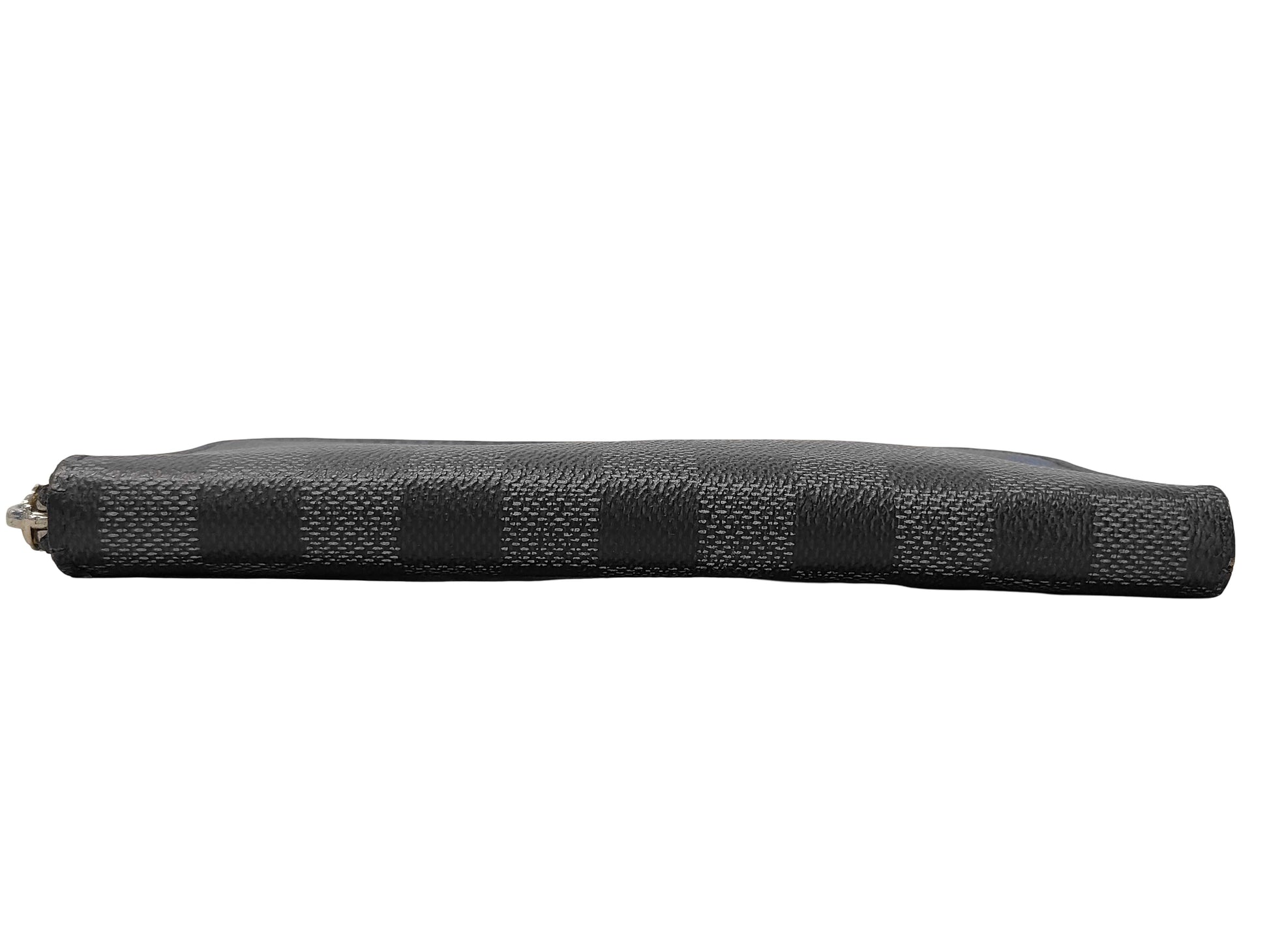 Louis Vuitton Zippy Organizer Damier Graphite, Black, Canvas, Wallet