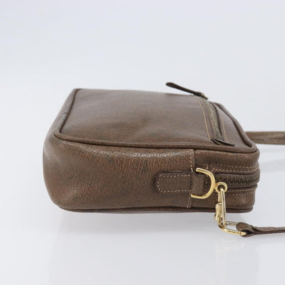 Gucci Shoulder Leather, Brown, Leather, Shoulder Bag
