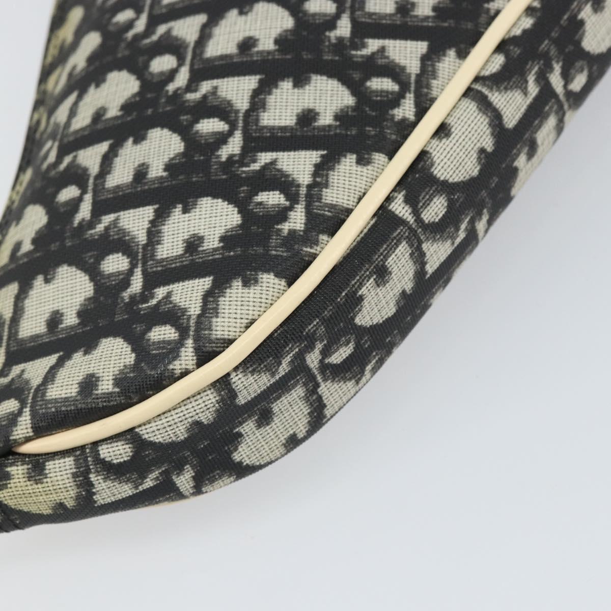 Christian Dior Saddle Tripple Pouch Oblique Canvas, BLACK, CANVAS, Shoulder bag