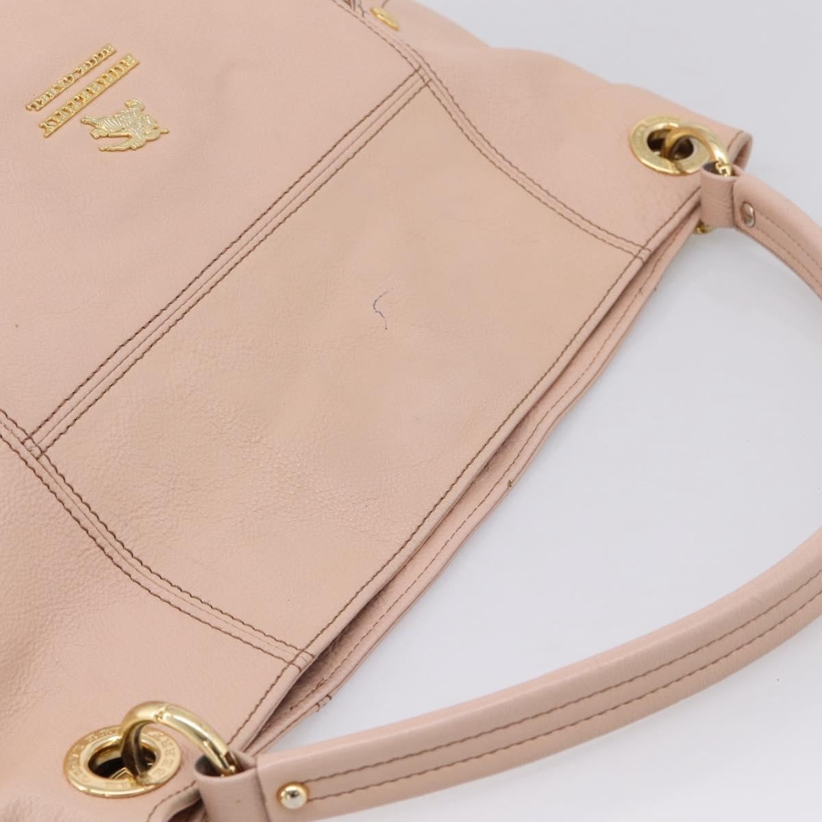 Burberry Blue Label Leather, Pink, Leather, Shoulder Bag