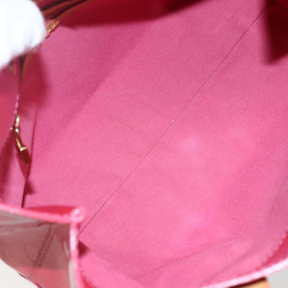 Louis Vuitton Reade Monogram Vernis, Pink, Patent Leather, Handbag