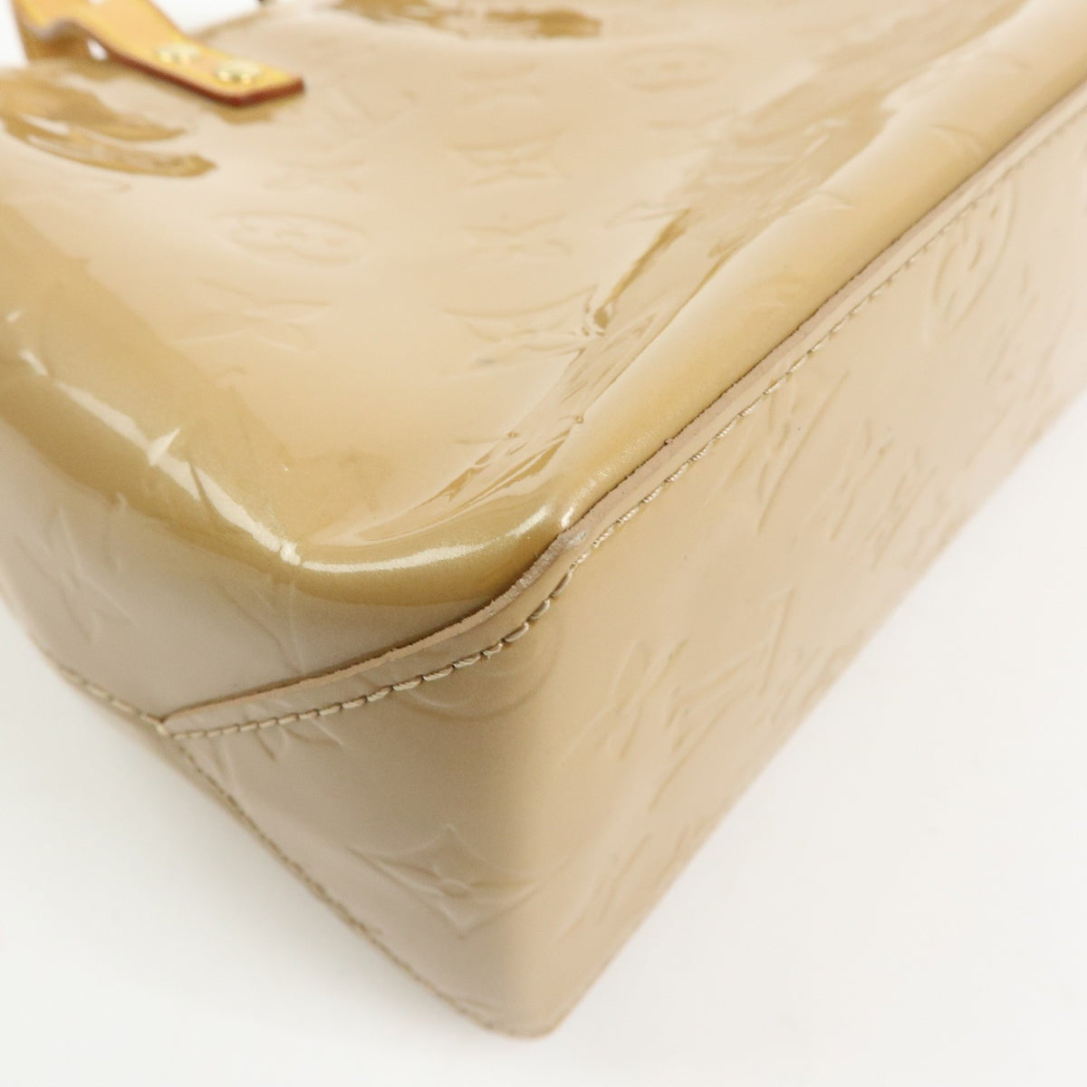 Louis Vuitton Reade Monogram Vernis, Brown, Patent Leather, Handbag