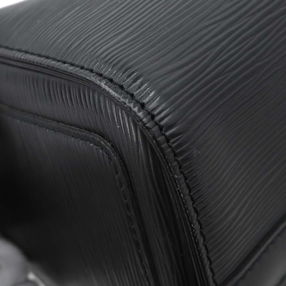 Louis Vuitton Speedy Epi Leather, Black, Leather, Handbag