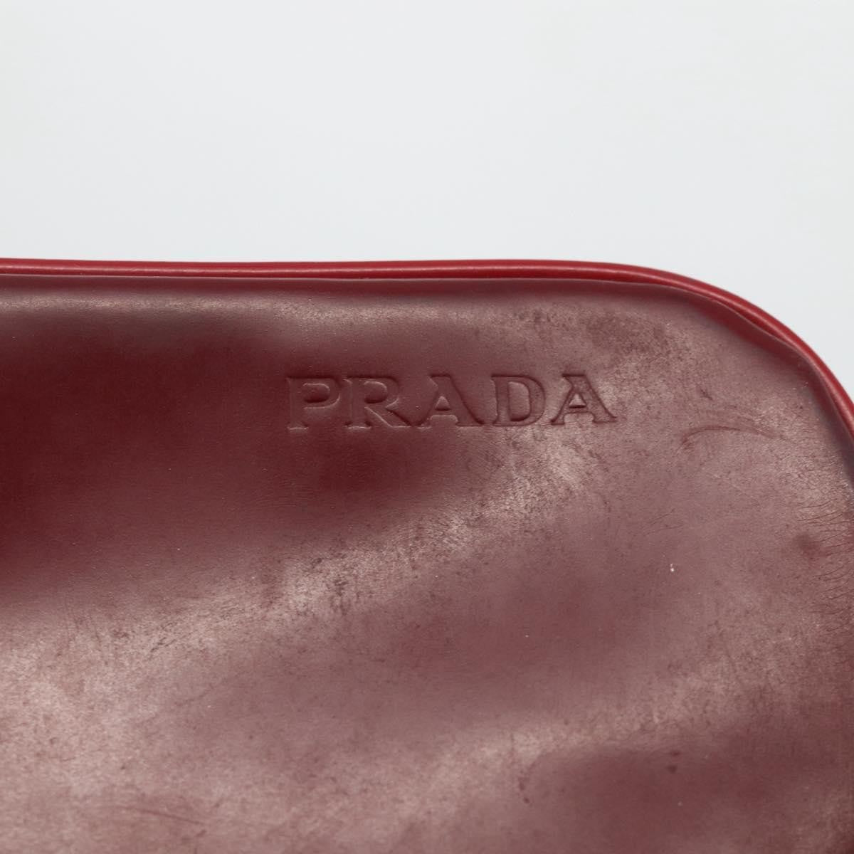 Prada Vintage Leather, Burgundy, Leather, Handbag
