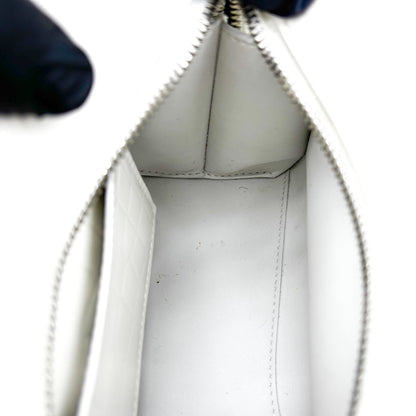 Balenciaga Neo Classic City Leather, White, Leather, Handbag