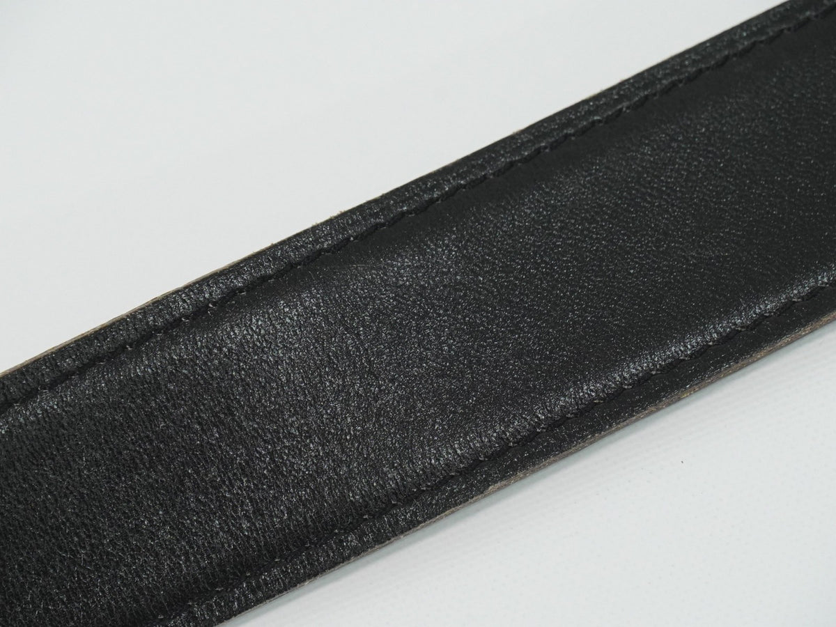 Hermes H D'Ancre Reversible Belt Leather, Black, Leather, Belt