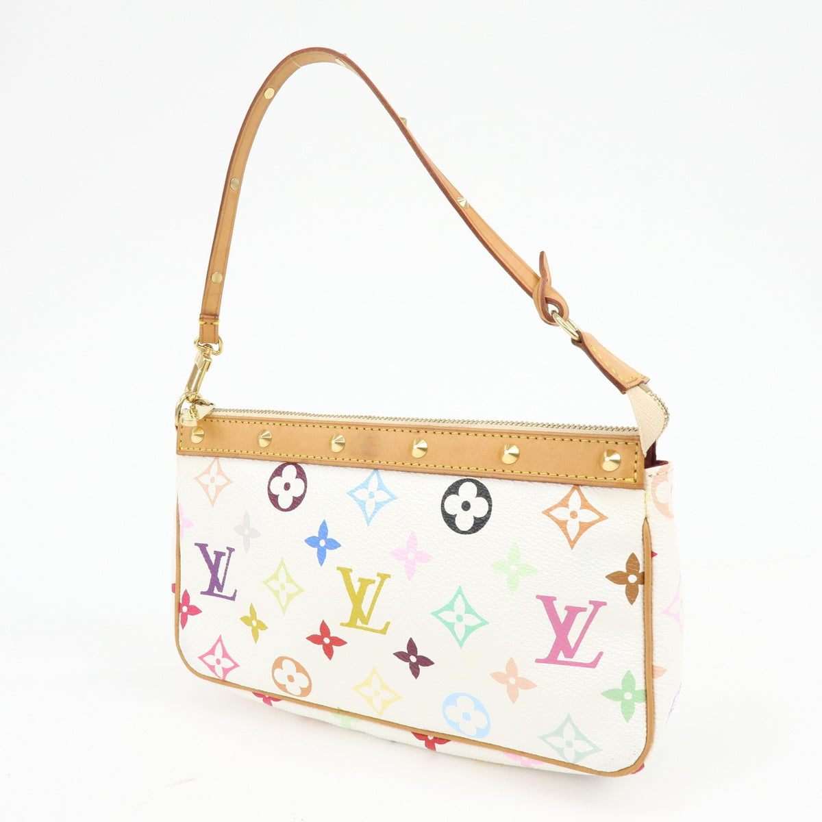 Louis Vuitton Pochette Accessoires Monogram Multicolor, Multicolour, Canvas, Clutch