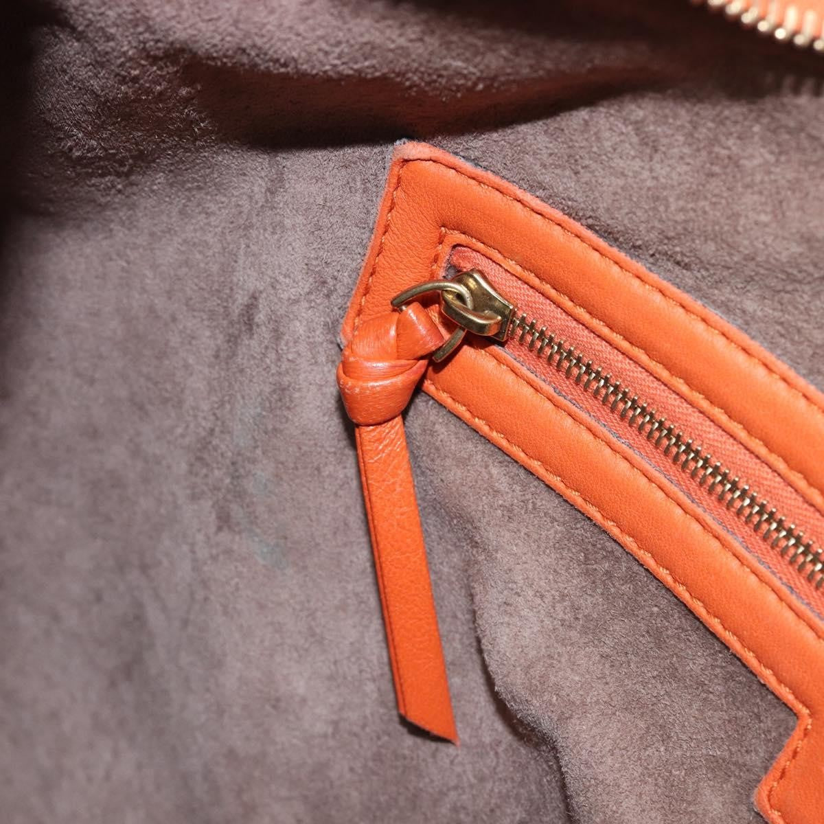 Bottega Veneta Veneta Hobo Intrecciato Nappa, Orange, Leather, Shoulder Bag