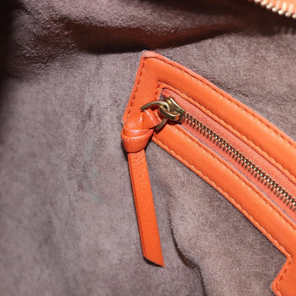 Bottega Veneta Veneta Hobo Intrecciato Nappa, Orange, Leather, Shoulder Bag
