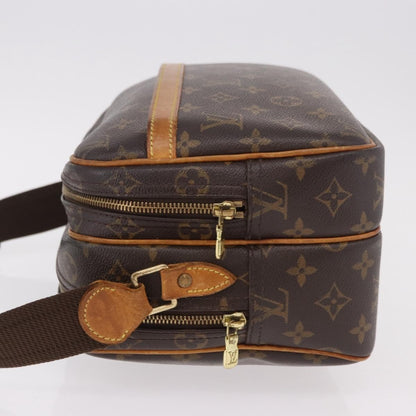Louis Vuitton Reporter Monogram, Brown, Canvas, Shoulder Bag