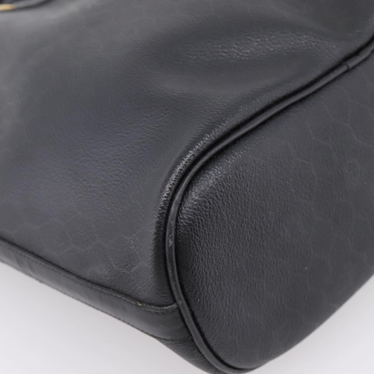Christian Dior Vintage Honeycomb Canvas, Black, Canvas, Shoulder Bag