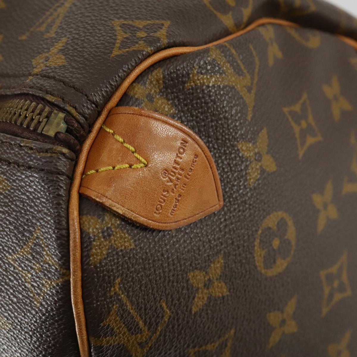 Louis Vuitton Speedy Handbag Monogram Canvas, BROWN, CANVAS, Handbag