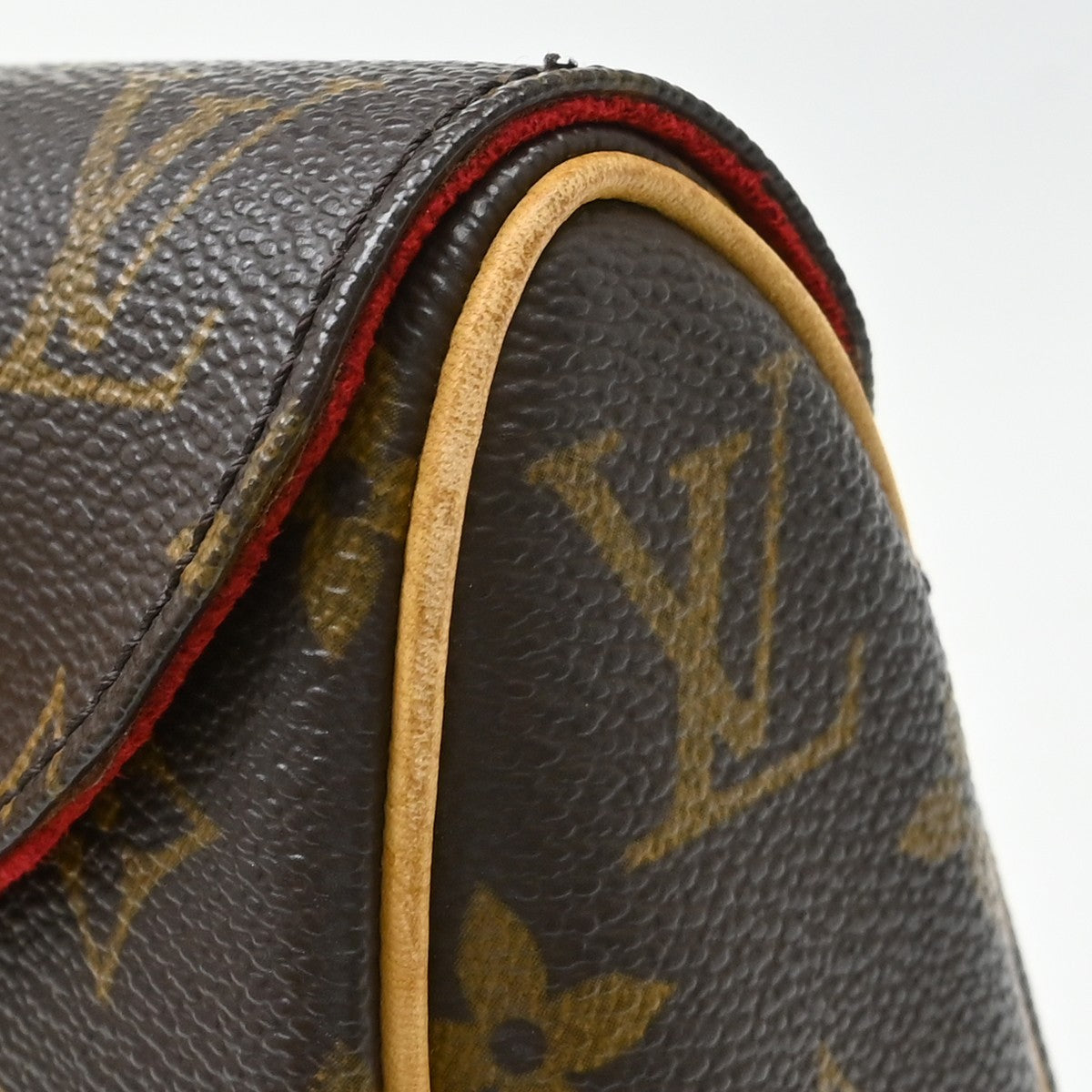 Louis Vuitton Sonatine Monogram Canvas, Brown, Canvas, Handbag