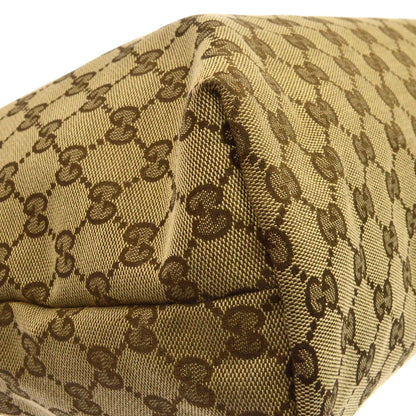 Gucci Web Zip GG Canvas, Beige, Canvas, Crossbody Bag