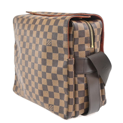 Louis Vuitton Naviglio Damier, Brown, Canvas, Shoulder Bag