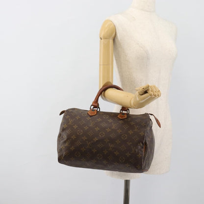 Louis Vuitton Speedy Monogram Canvas, Brown, Canvas, Handbag