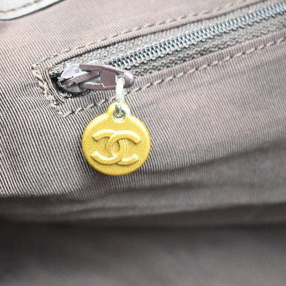Chanel Vintage Tote Canvas, Beige, Canvas, Tote Bag