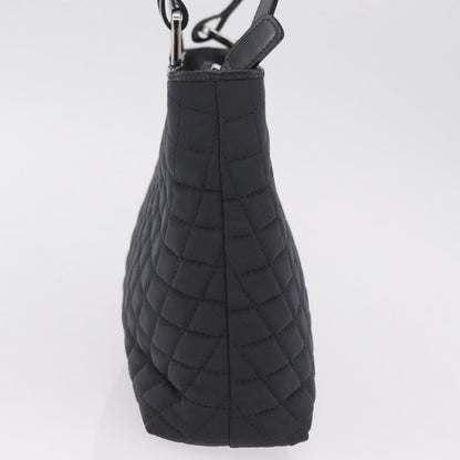 Bally Handbag Quilted Nylon, Black, Nylon, Handbag