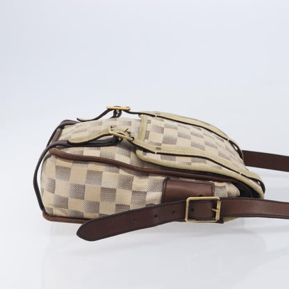 Louis Vuitton Trotteur Damier Lune, White, Canvas, Handbag