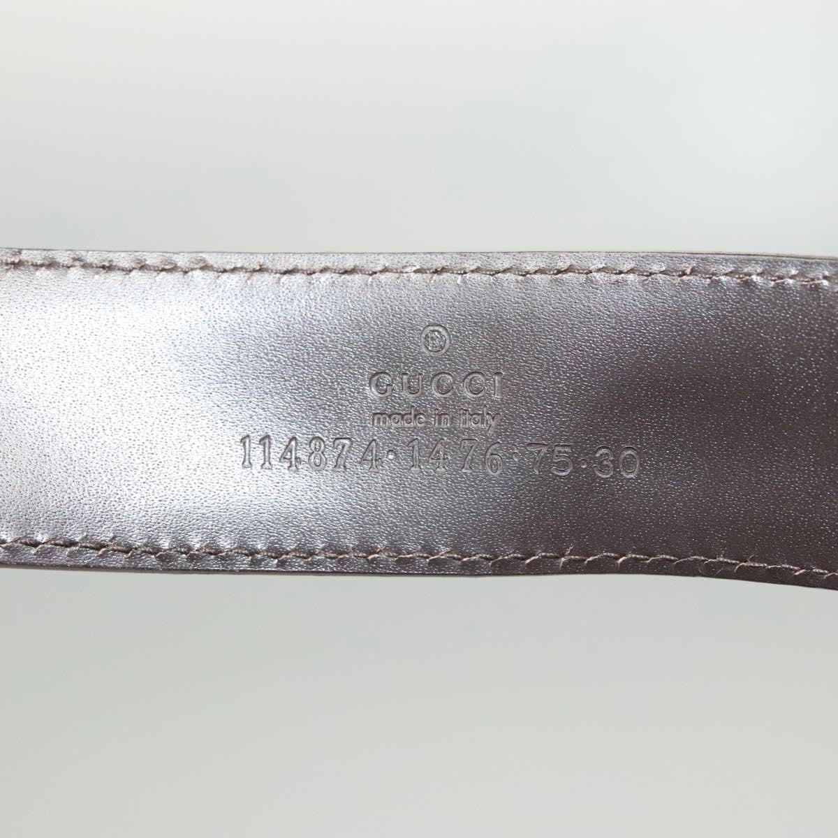 Gucci Interlocking G Belt GG Canvas, Beige, Canvas, Belt