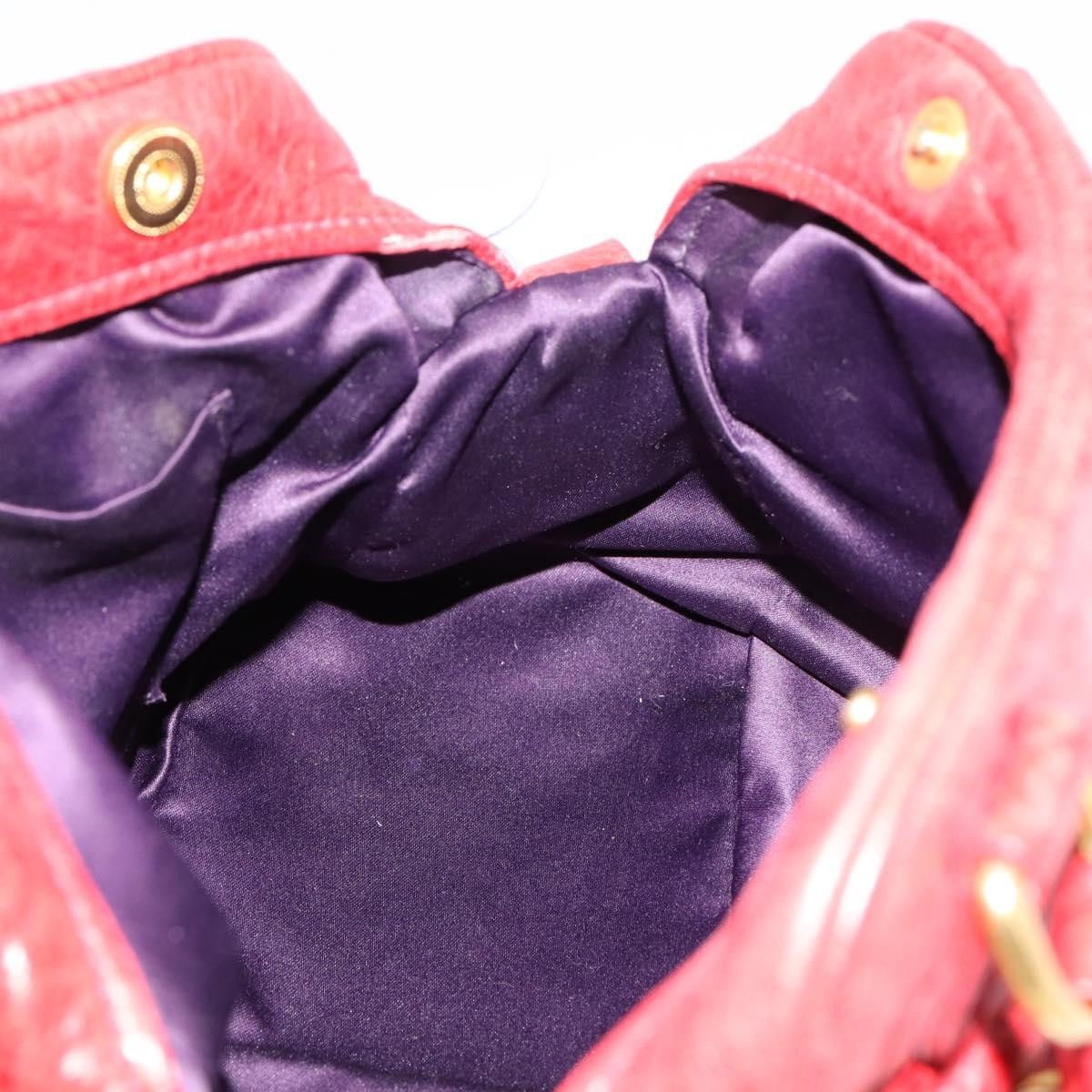 Miu Miu Coffer Convertible Satchel Matelasse Leather, Red, Leather, Handbag