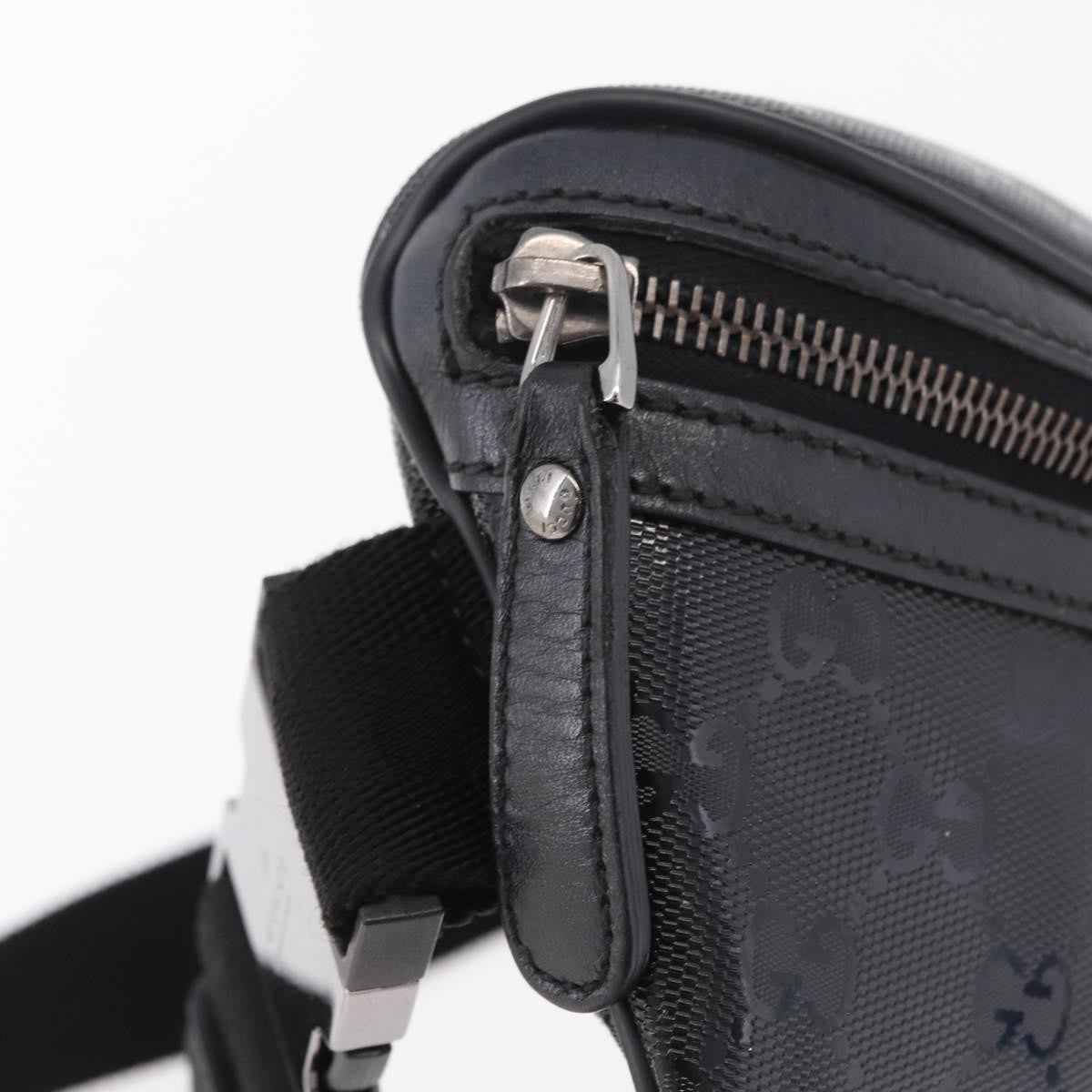 Gucci Belt GG Imprime, Black, Canvas, Handbag