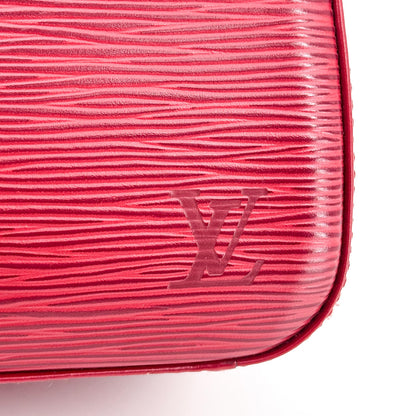 Louis Vuitton Jasmin Epi Leather, Red, Leather, Handbag