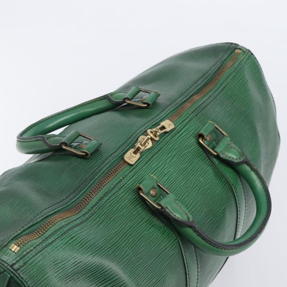 Louis Vuitton Keepall Epi Leather, Green, Leather, Travel Bag
