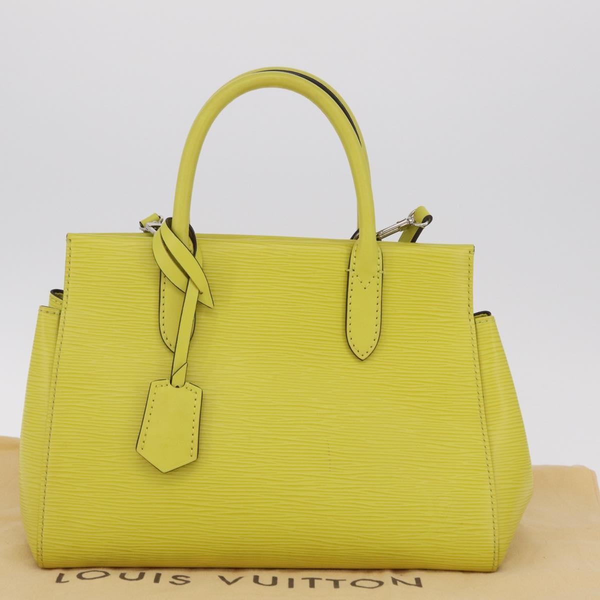Louis Vuitton Marly Epi Leather, Yellow, Leather, Handbag