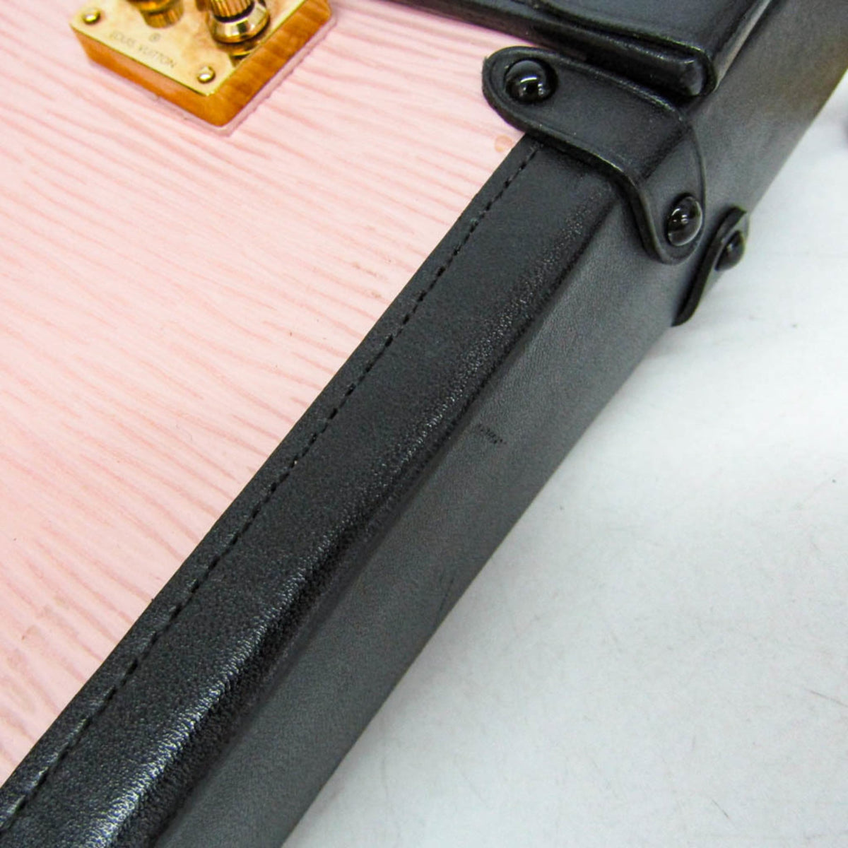 Louis Vuitton Vertical Trunk Pochette Epi Leather, Pink, Leather, Clutch