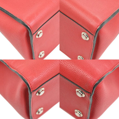 Louis Vuitton City Steamer Leather, Red, Leather, Handbag