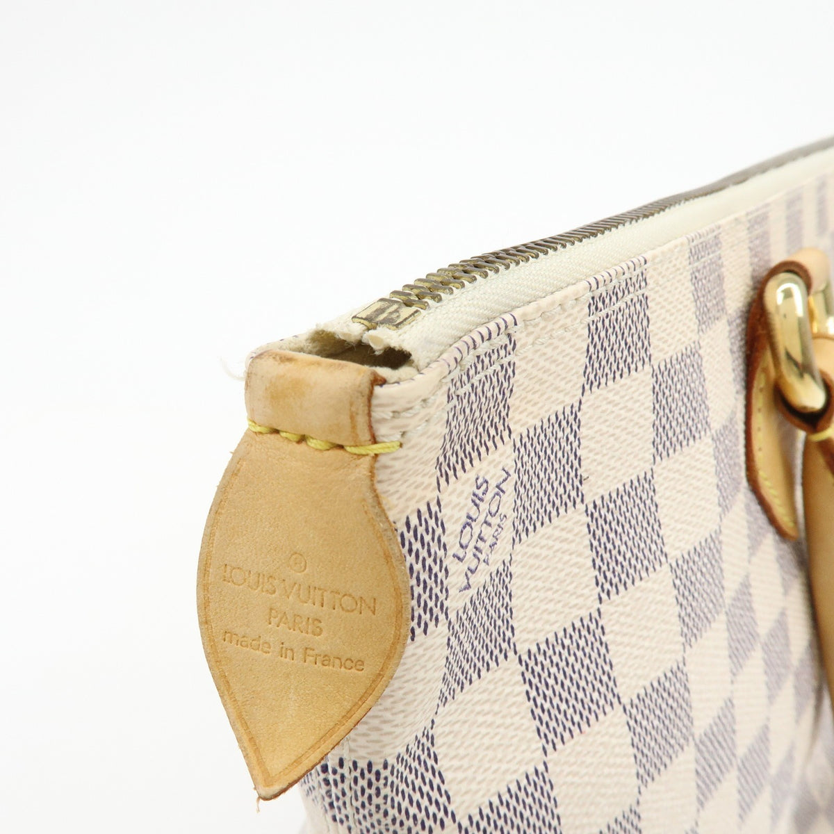 Louis Vuitton Saleya Damier, Beige, Canvas, Handbag