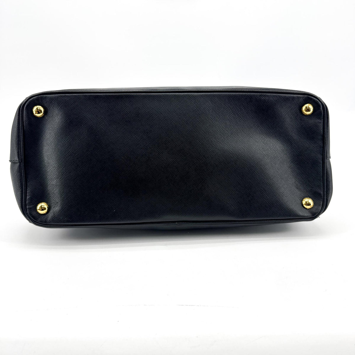 Prada Galliera Saffiano Leather, Black, Leather, Handbag