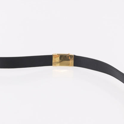 Christian Dior Shoulder Leather, Black, Leather, Shoulder Bag