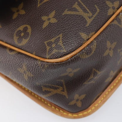 Louis Vuitton Sologne Monogram Canvas, Brown, Canvas, Handbag