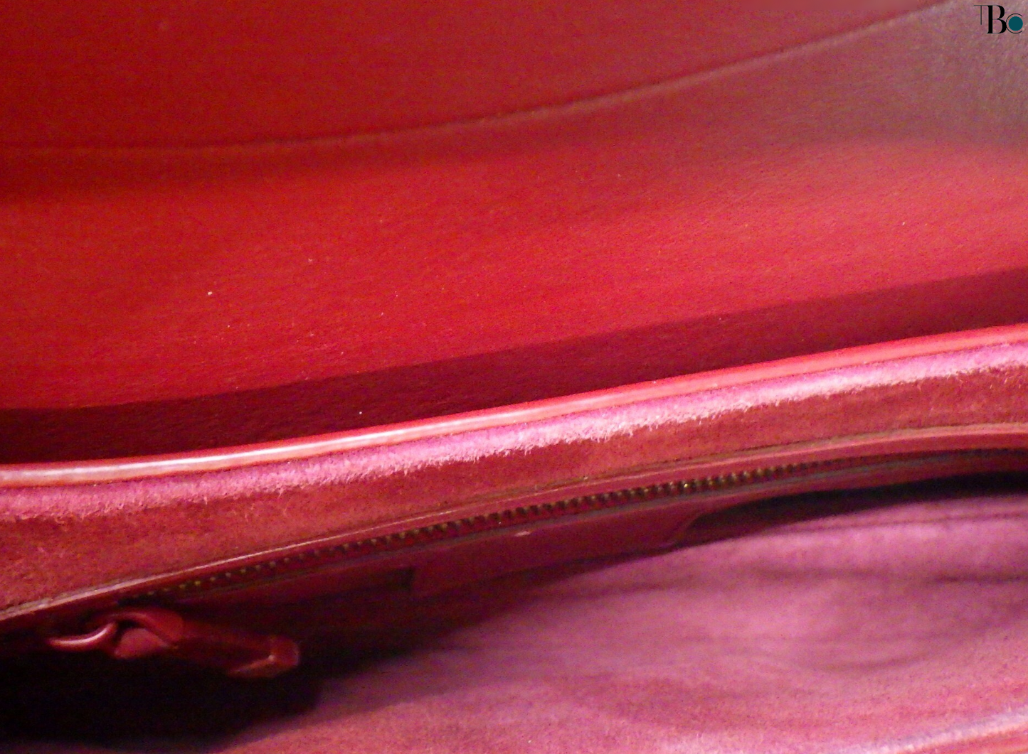 Christian Dior Saddle Crossbody Bag Leather, RED, LEATHER, Crossbody bag