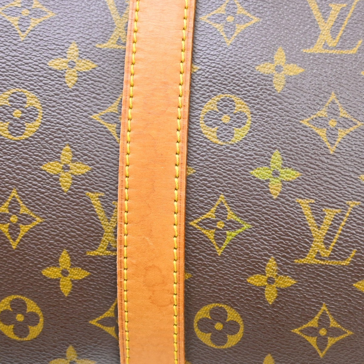 Louis Vuitton Keepall Monogram, Brown, Canvas, Travel Bag